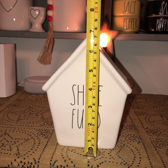 Rae Dunn SHOE FUND Bank - Picture 7 of 8